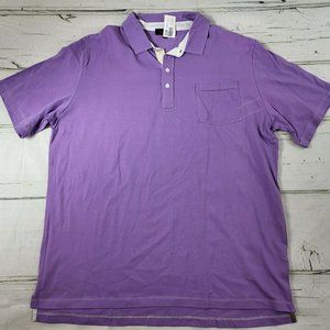 Vintage 90's Luxury Deadstock Byron Mens 3XL Short Sleeve Polo Shirt NWT $115